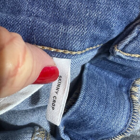 Loft Plus Size 20 Light Wash Denim Jeans With Rope Detail Accents at Ankles - Picture 9 of 10